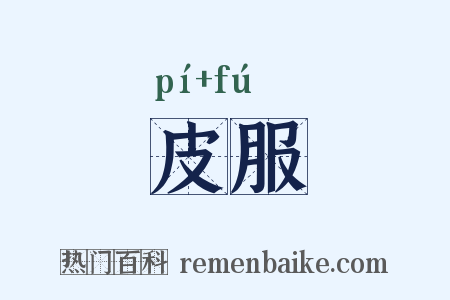 皮服是什么意思的图片